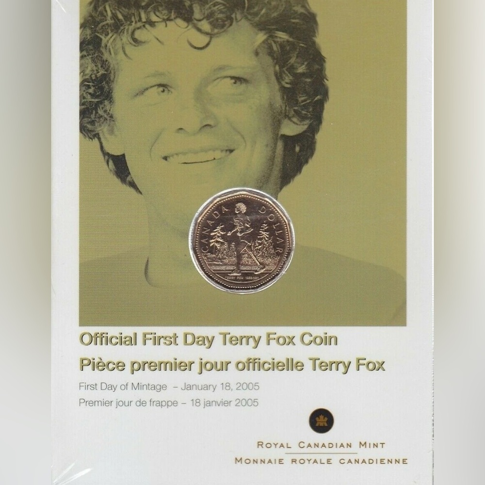 Official First Day Terry Fox Coin